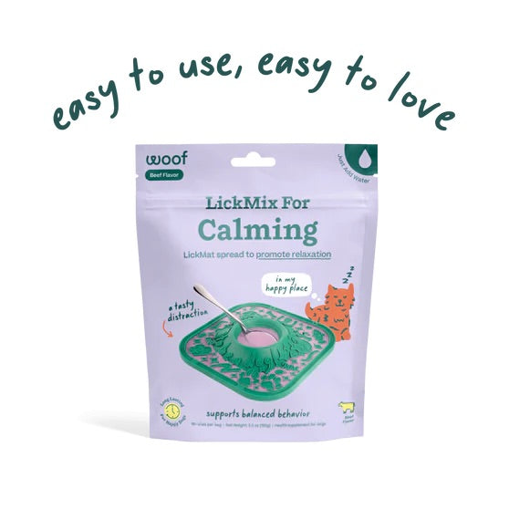 LickMix for Dogs – Bacon & Cheese or Calming LickMat Spread, Interactive Enrichment Treat