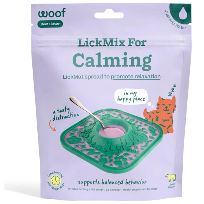 LickMix for Dogs – Bacon & Cheese or Calming LickMat Spread, Interactive Enrichment Treat