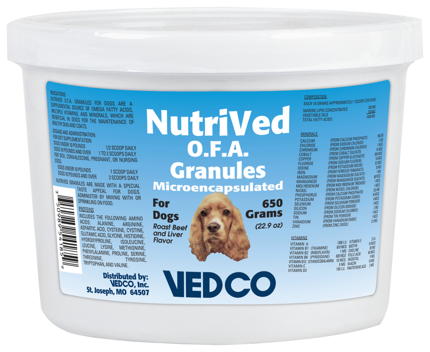 Nutrived OFA Granuales, Dogs, 650g Size 650g
