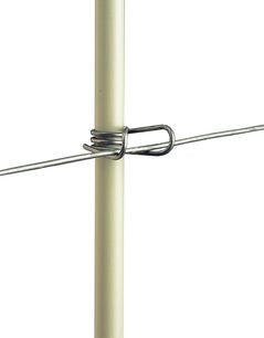 FIBERGLASS ROD POSTS Ideal for backyard garden. 3/8 x 48  