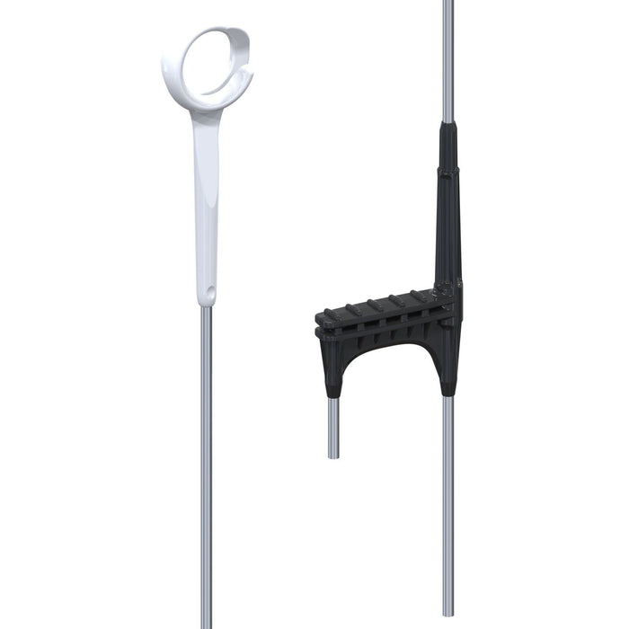 POST RING TOP HD 850MM 7MM WHT  