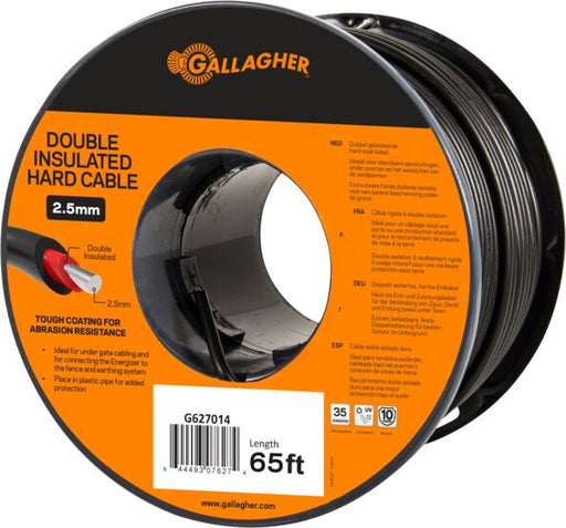 DOUBLE INSULATED HARD CABLE 12.5 GAUGE  Sold in 65 roll  