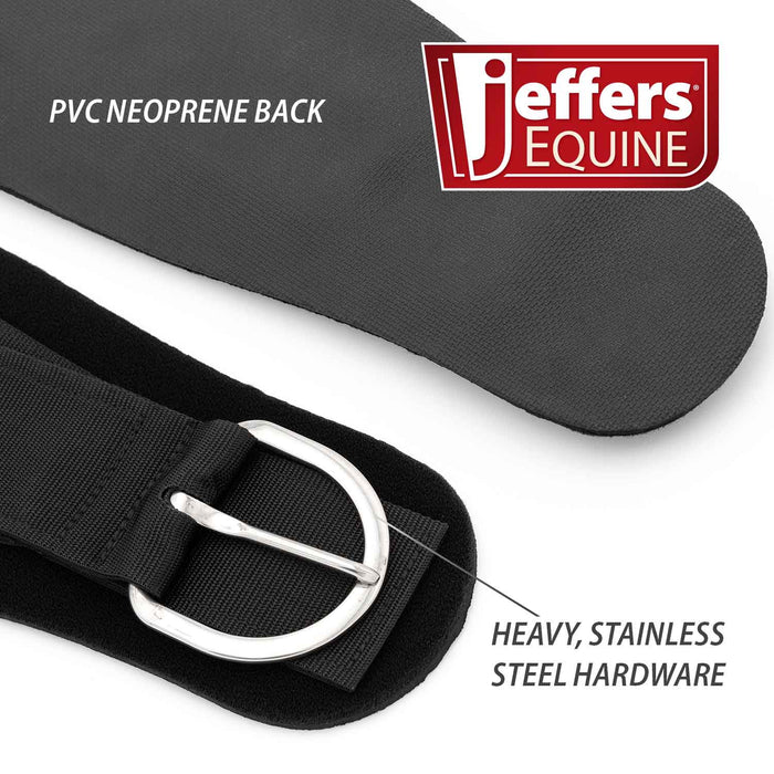 Jeffers Heavy-Duty Western Neoprene Roping Cinch with Stainless Steel Hardware