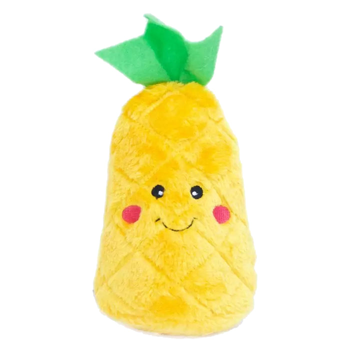 Zippy Paws NomNomz Pineapple Plush Squeaker Dog Toy