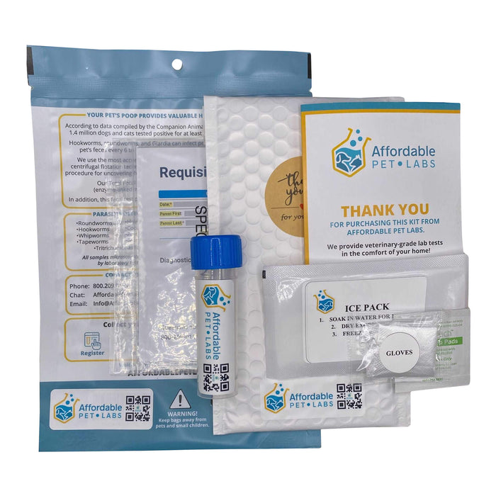 Affordable Pet Labs - Fecal Culture Diagnostic Test For Dogs, Easy Home Kit - AF21J - 5