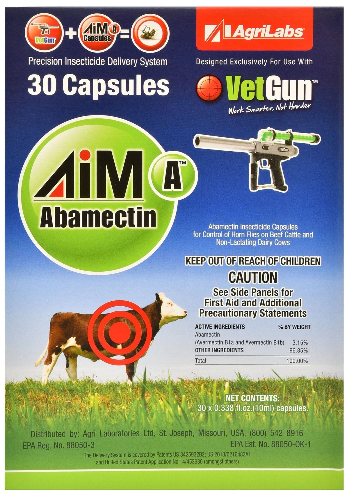 AgriLabs AiM-A Insecticide Gel Caps — Lambert Vet Supplies