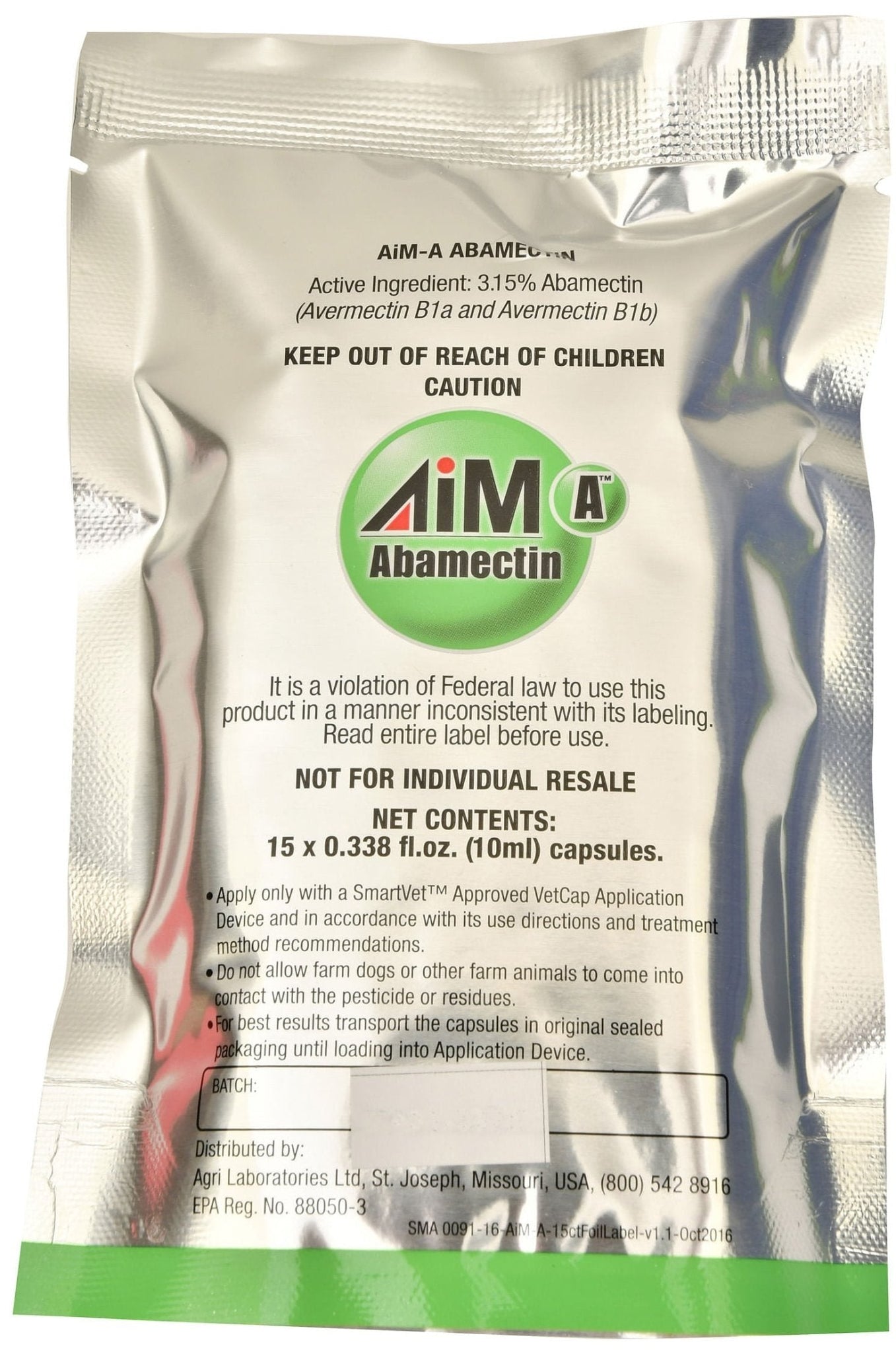 AgriLabs AiM-A Insecticide Gel Caps — Lambert Vet Supplies