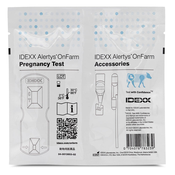 DUPLICATE - DX210 - Alertys OnFARM Complete Pregnancy Test Kit - 10 Tests for Cattle, Sheep & Goats - DX210-DUPE - 10 Test Kit - 4