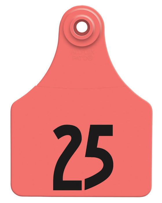 Allflex Global Numbered Ear Tags (Large), 25 count - Jeffers - Farm & Ranch Supplies > Identification & Ear Tags