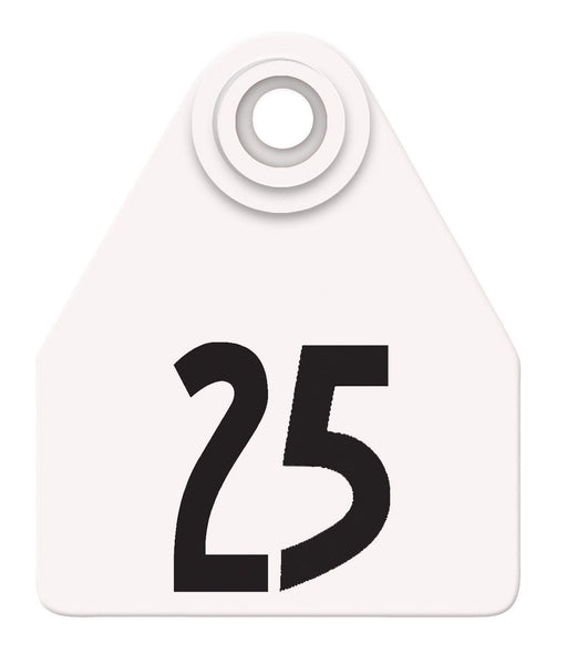 Allflex Global Numbered Ear Tags (Medium), 25 count - Jeffers - Farm & Ranch Supplies > Identification & Ear Tags