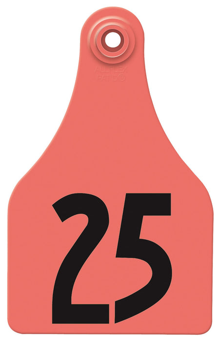 Allflex Global Numbered Ear Tags (Super Maxi), 25 count - Jeffers - Farm & Ranch Supplies > Identification & Ear Tags