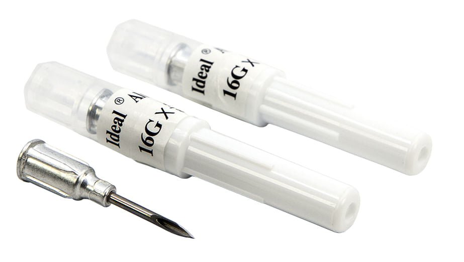 Aluminum Hub Needles 16G x 5/8