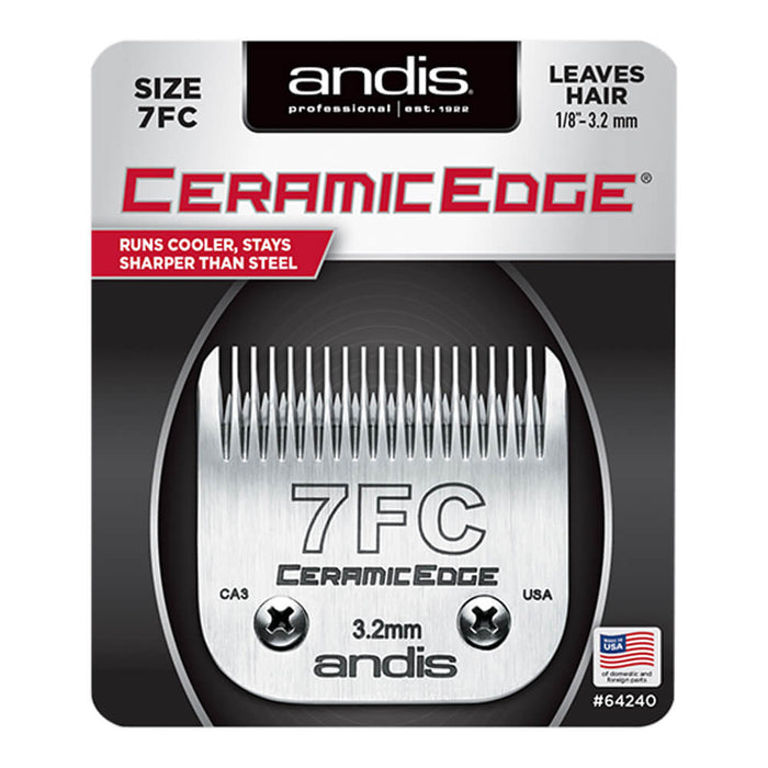 Andis CeramicEdge FC Clipper Blades - 008AND-64240 - CeramicEdge - #7FC (3.2mm) - 2