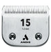 Andis UltraEdge Size 15 Detachable Clipper Blade – 3/64" (1.2 mm) Close Cut Blade - ACAL - Andis 15 UltraEdge Blade - 1