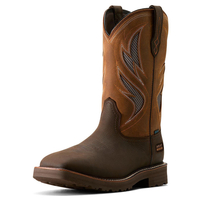 Ariat Men's Activator VentTek Waterproof Work Boot - AJCM - Dark Brown - 8D - 3