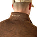 Ariat Mens Caldwell 1/4 Zip Pullover Sweater - AI8KE - Brown - Small - Each - 4