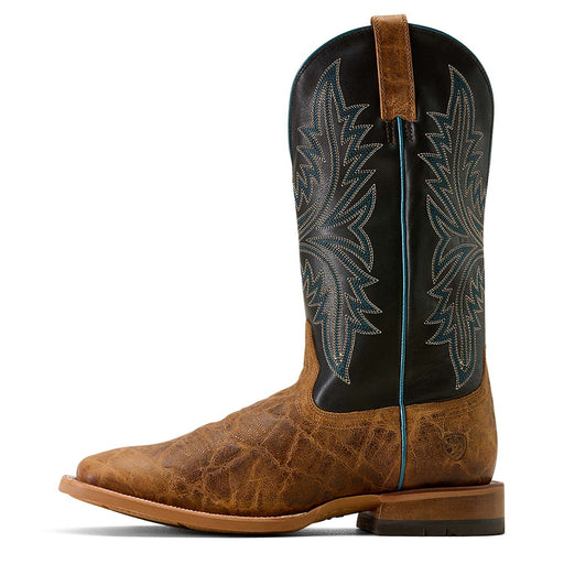 Ariat Men's Cowhand Wide Square Toe Cowboy Boot, Smoked Tan - AI9B2 - Brown - 7D - 2