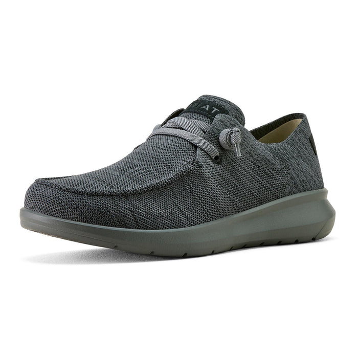 Ariat Men's Hilo Slip - On Shoes – Lightweight Casual Sneakers, Breathable Comfort Footwear - AIBKN - Regular - 7 - Charcoal - 10