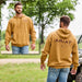 Ariat Mens Hoodie - AI8JA - Southwest Simple Bone Brown - Small - Each - 5