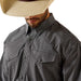 Ariat Mens Pro Series Western Classic Long Sleeve Snap Front Shirt - AI9EW - Black Plaid - Small - 1 ct - 10