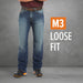 Ariat Men's Rebar M3 Loose DuraStretch Basic Stackable Straight Leg Jean - AI5B4 - Sierra Blue - 30x30 - 6