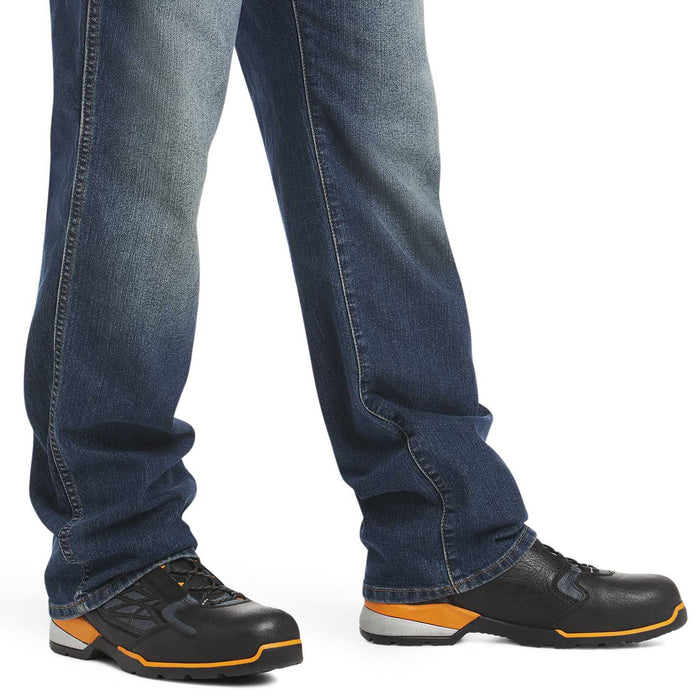 Ariat Men's Rebar M3 Loose DuraStretch Basic Stackable Straight Leg Jean - AI5B4 - Sierra Blue - 30x30 - 4