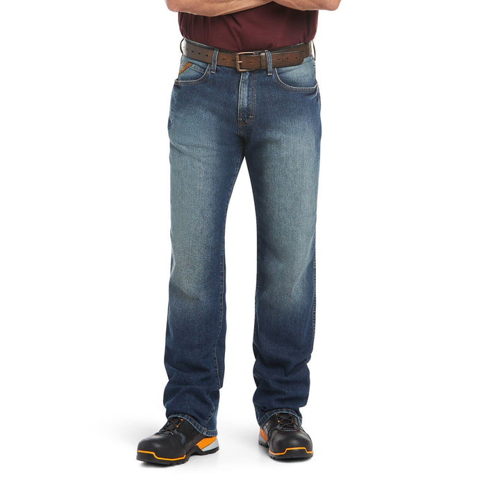 Ariat Men's Rebar M3 Loose DuraStretch Basic Stackable Straight Leg Jean - AI5B4 - Sierra Blue - 30x30 - 1
