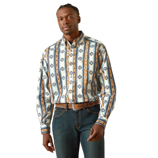 Ariat Mens Shilo Classic Fit Long Sleeve Shirt - AI8HN - Multi - Small - Each - 1