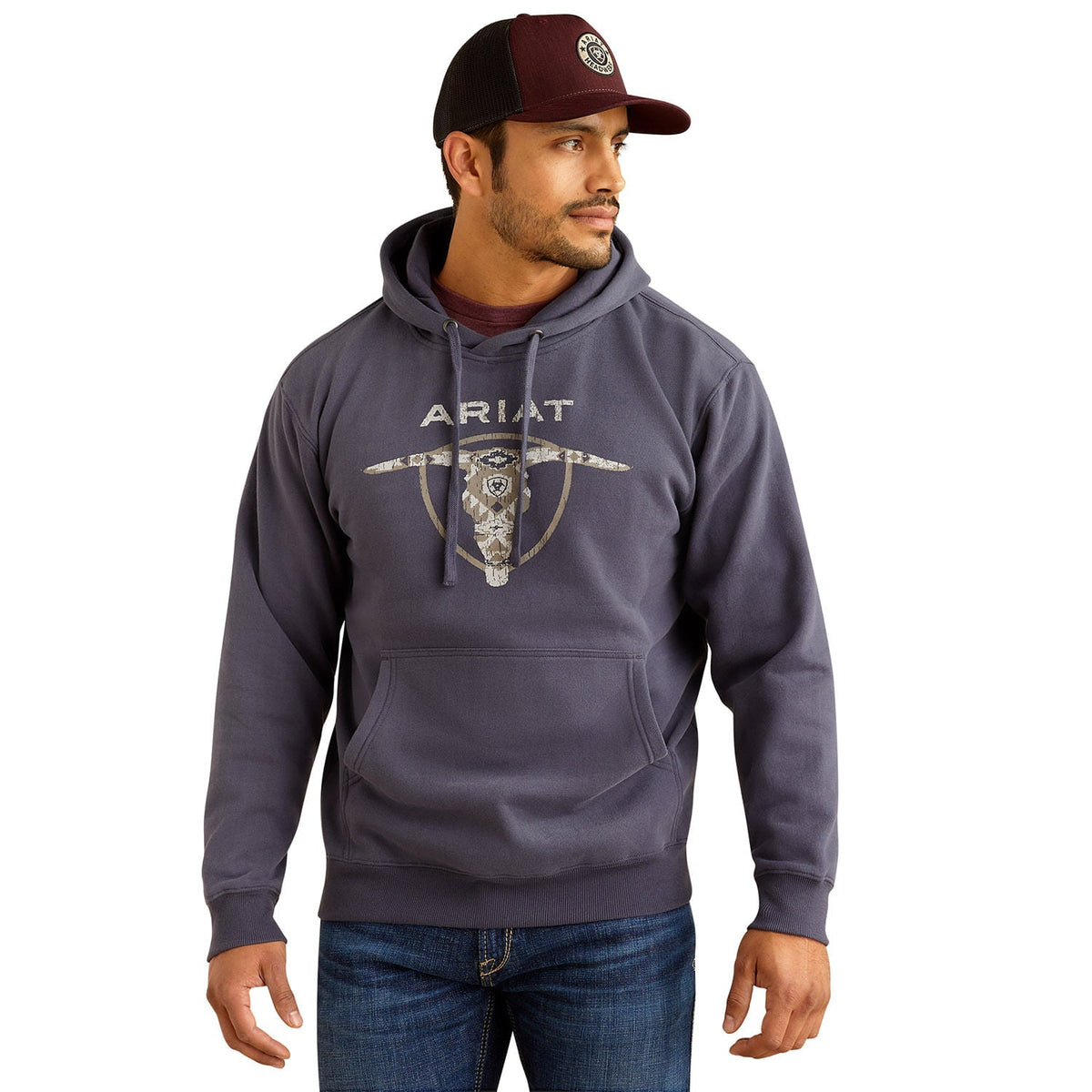 ARIAT Canyon Southwest Circle Graphic Fleece Pullover ARIAT Men's