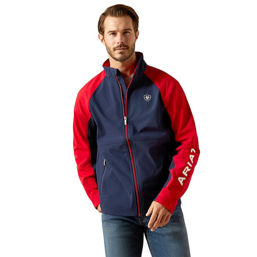 Ariat Mens Team EQ Softshell Jacket - Lightweight Fleece Riding Jacket - AIBFP - Navy - Xsmall - Each - 1