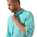Ariat Men's VentTek Outbound Classic Fit Long Sleeve Shirt - AI9GK - Blue - Small - 1 ct - 4