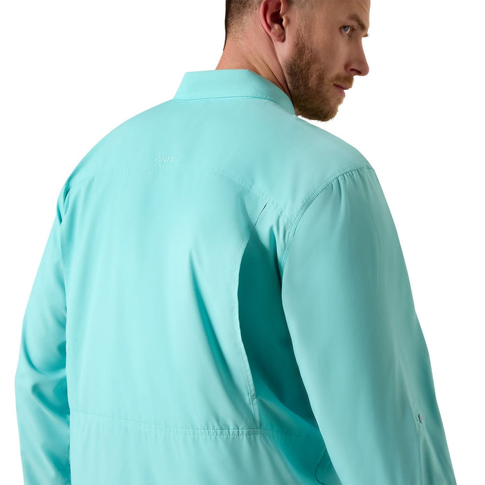 Ariat Men's VentTek Outbound Classic Fit Long Sleeve Shirt - AI9GK - Blue - Small - 1 ct - 5