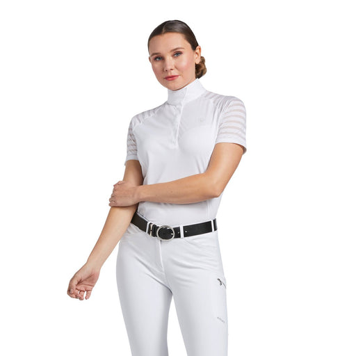 Ariat Women's Aptos Vent Show Shirt - AI5E4 - White - XS - 1