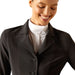 Ariat Women’s Artico 2.0 Show Coat – Lightweight, Breathable Tailored Riding Jacket for Show Jumping & Eventing - AIBCE - Black - 2 - Each - 4