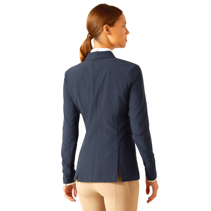 Ariat Women’s Artico 2.0 Show Coat – Lightweight, Breathable Tailored Riding Jacket for Show Jumping & Eventing - AIBCM - Navy - 2 - Each - 6