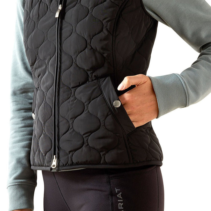 Ariat Womens Ashley 2.0 Insulated Vest – Lightweight Warmth, Tailored Fit, Weather - Resistant - AIBFA - Black - Xsmall - Each - 8