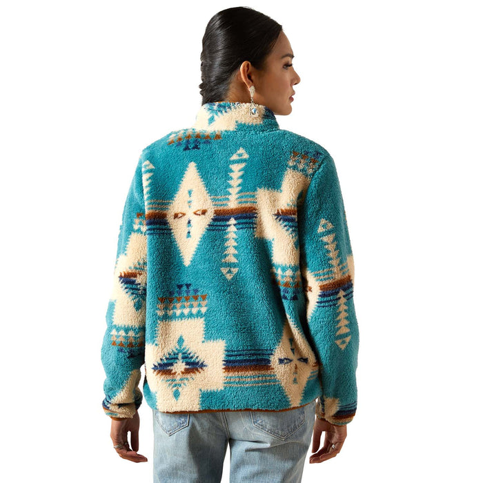Ariat Womens Berber Snap Front Sweatshirt - AI8AU - Multi - Small - Each - 2