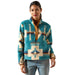 Ariat Womens Berber Snap Front Sweatshirt - AI8AU - Multi - Small - Each - 1