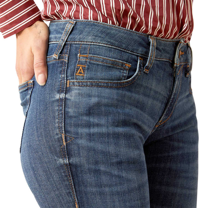 Ariat Womens Bessie Perfect Rise Slim Trouser Jeans - AI8LY - Blue - 27 S - Each - 4
