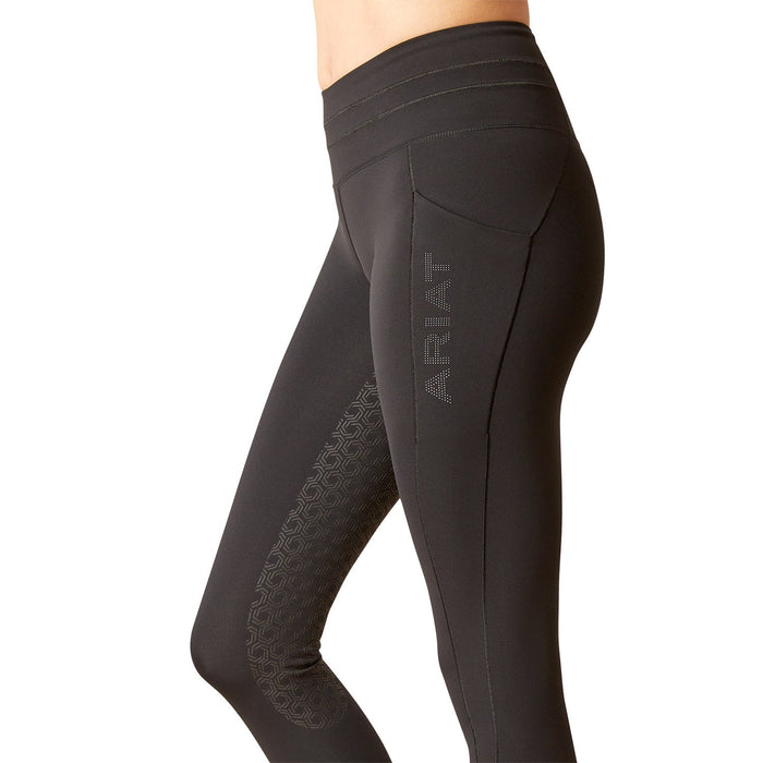 Ariat Women's Eos 2.0 Full Seat Riding Tights with Silicone Grip & Pockets - AIBD3 - Black - Xsmall - Each - 3