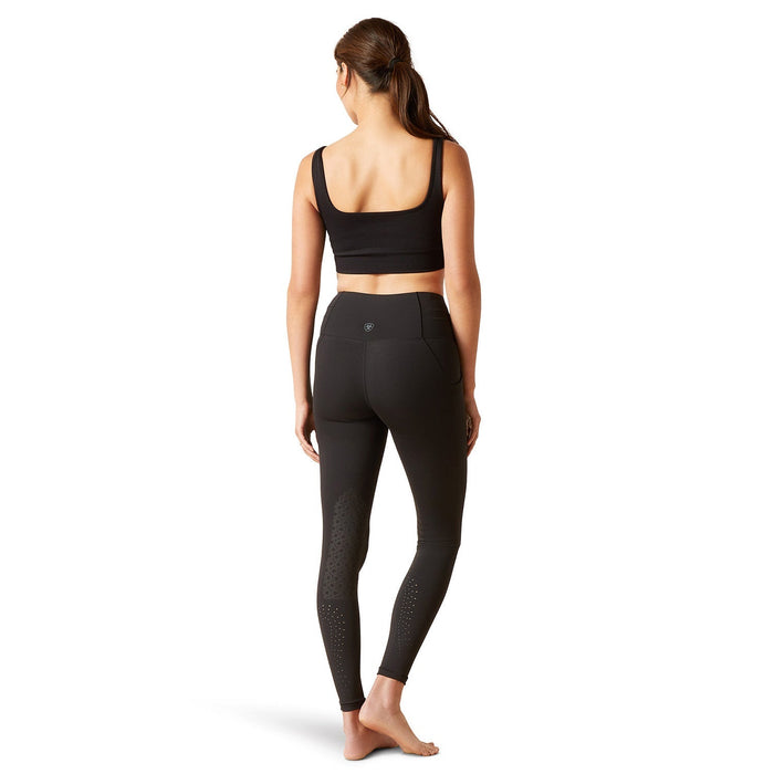 Ariat Womens Eos 2.0 Knee Patch Riding Tights – Performance Equestrian Leggings with Pockets - AIBC8 - Black - Xsmall - Each - 2
