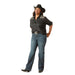 Ariat Womens Frazey High Rise Slim Trouser Jeans - AI8LE - Blue - 27 R - Each - 1