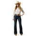 Ariat Women's High Rise Vivienne Slim Trouser Jeans - Stretchy, Arena - Ready & Casual Wear - AI3EG - Blue - 24 R - 1 ct - 1