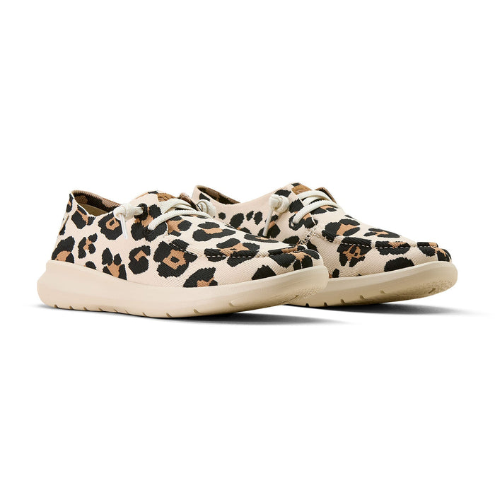 Ariat Women's Hilo Casual Slip - On Shoes with No Tie - Laces – Comfortable Everyday Wear - AI3BH - 6 - Light Leopard - Regular - 37