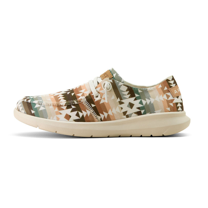 Ariat Women's Hilo Casual Slip - On Shoes with No Tie - Laces – Comfortable Everyday Wear - AIBJF - 6 - Natural Southwest - Regular - 19