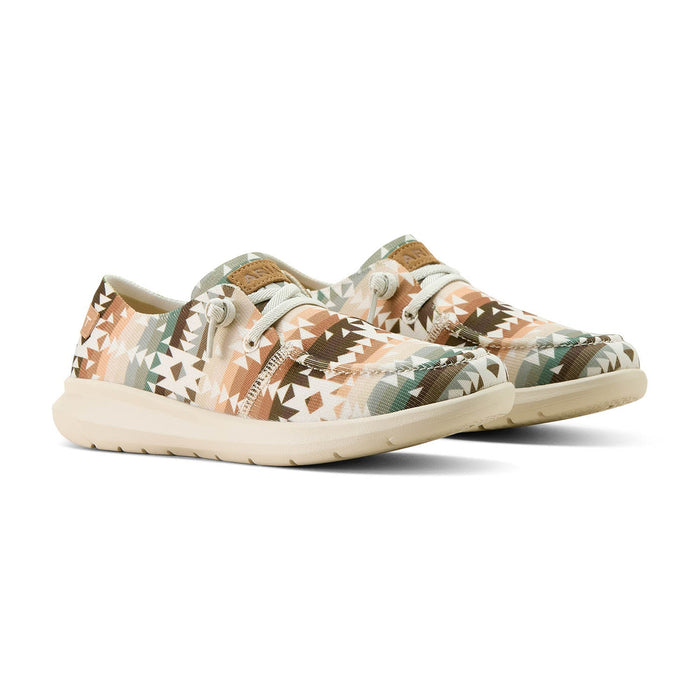 Ariat Women's Hilo Casual Slip - On Shoes with No Tie - Laces – Comfortable Everyday Wear - AIBJF - 6 - Natural Southwest - Regular - 16
