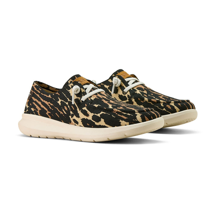 Ariat Women's Hilo Casual Slip - On Shoes with No Tie - Laces – Comfortable Everyday Wear - AIBL1 - 6 - Leopard - Regular - 23