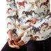 Ariat Women's Lowell 3.0 Long Sleeve 1/4 Zip Baselayer Shirt – Soft, Breathable, Performance Riding Top - AIBFV - Painted Ponies Print - Xsmall - 7