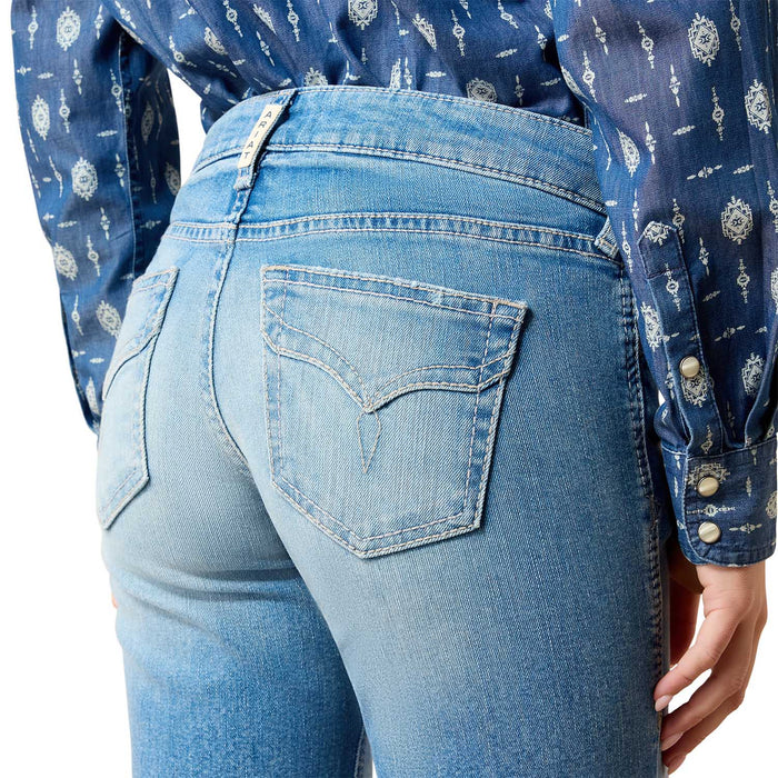 Ariat Women's Mid Rise Clara Trouser Jeans - AI3BT - Blue - 24 R - 1 ct - 4