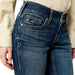 Ariat Women's Mid Rise Fiona Boot Cut Jeans - Stretchy Everyday Western Wear - AI3CW - Blue - 25 R - 1 ct - 3